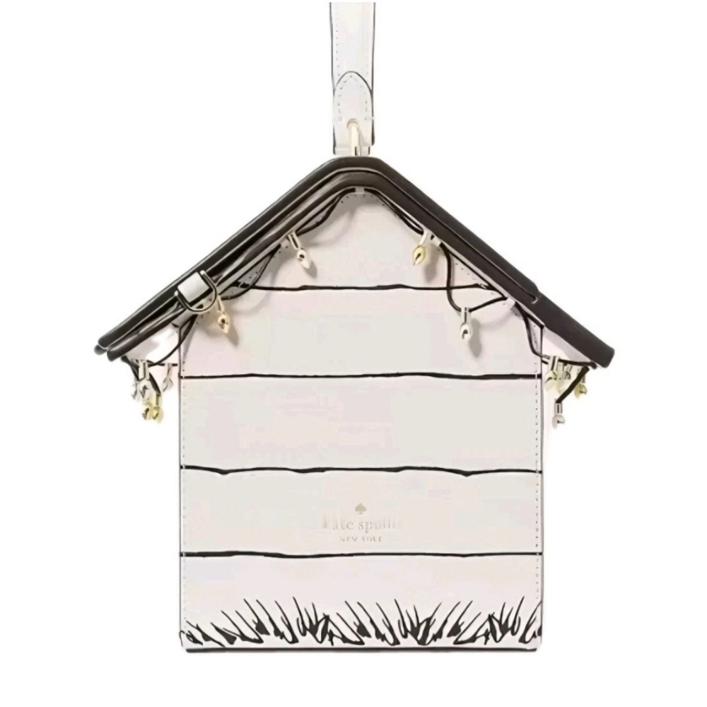 Kate Spade X Peanuts Snoopy 3D Dog House Crossbody Bag NWT New Purse - Picture 4 of 9